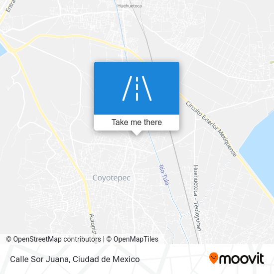 Mapa de Calle Sor Juana