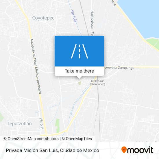 Mapa de Privada Misión San Luis