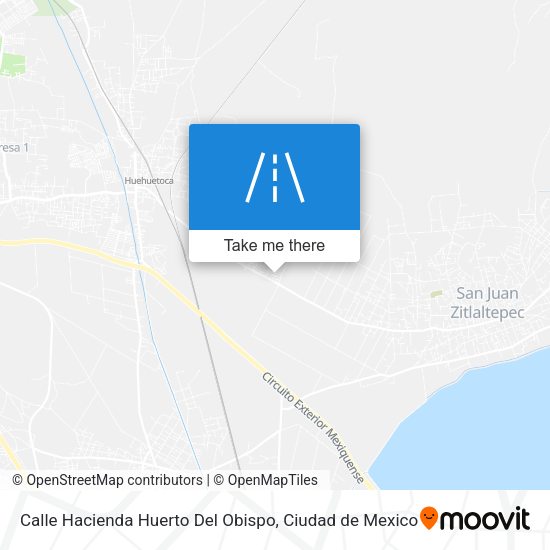 Mapa de Calle Hacienda Huerto Del Obispo