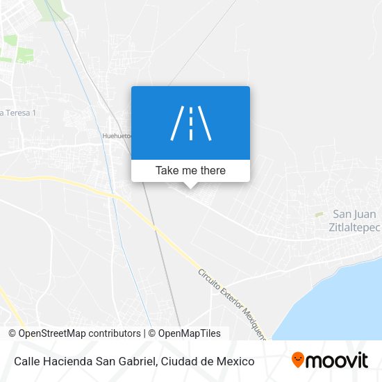 Mapa de Calle Hacienda San Gabriel