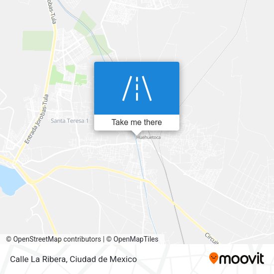 Mapa de Calle La Ribera
