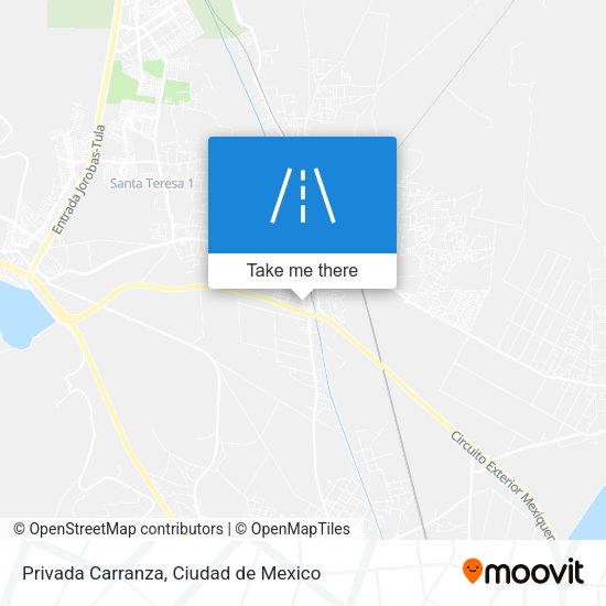 Mapa de Privada Carranza