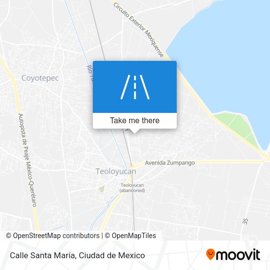 Mapa de Calle Santa María