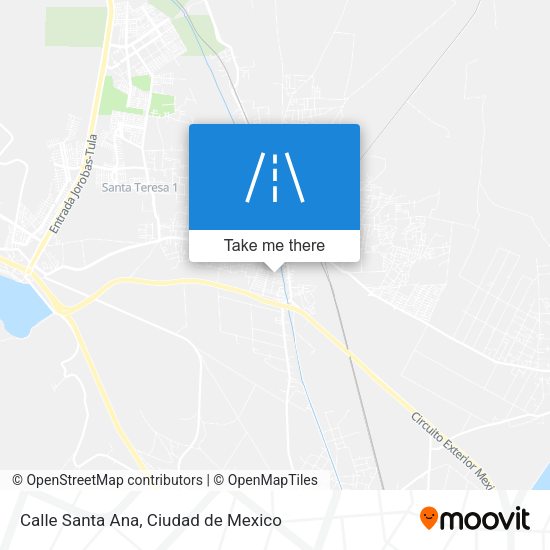 Calle Santa Ana map