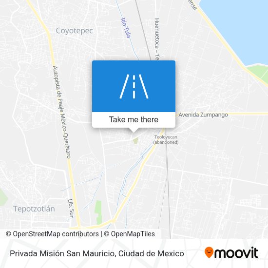 Mapa de Privada Misión San Mauricio