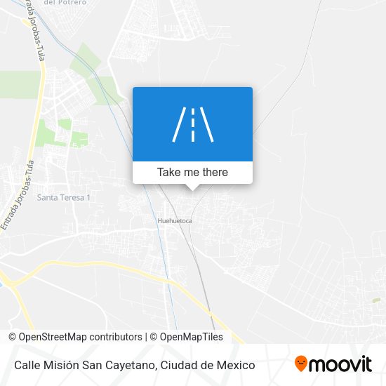 Calle Misión San Cayetano map