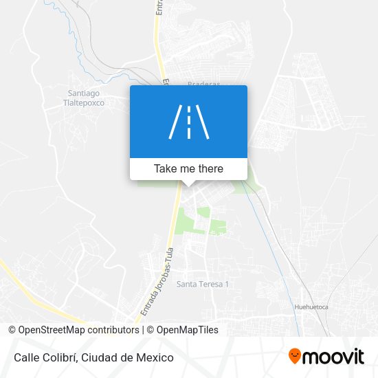 Calle Colibrí map