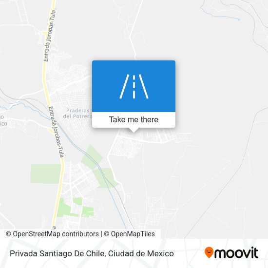 Privada Santiago De Chile map