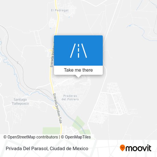 Privada Del Parasol map