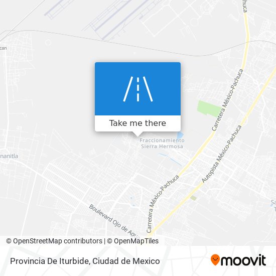 Provincia De Iturbide map