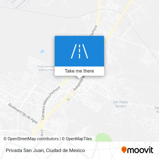 Privada San Juan map