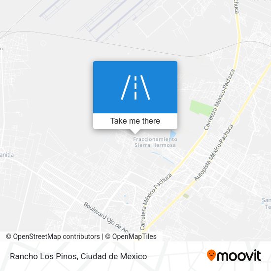 Rancho Los Pinos map