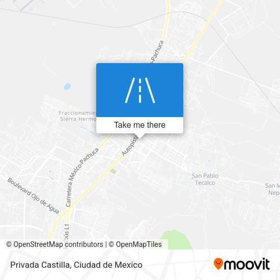 Privada Castilla map