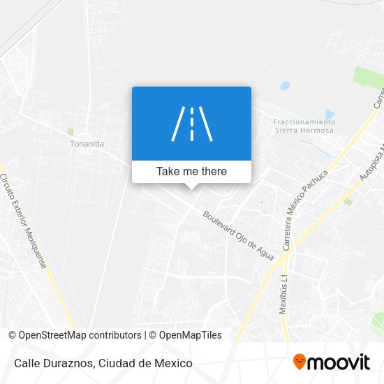 Mapa de Calle Duraznos