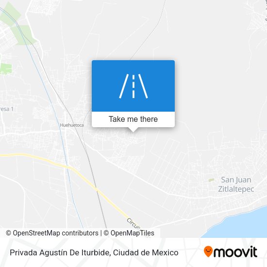 Mapa de Privada Agustín De Iturbide