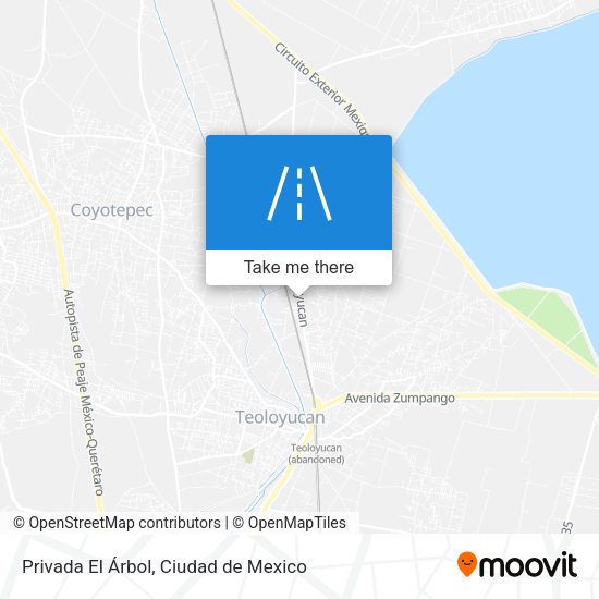 Mapa de Privada El Árbol