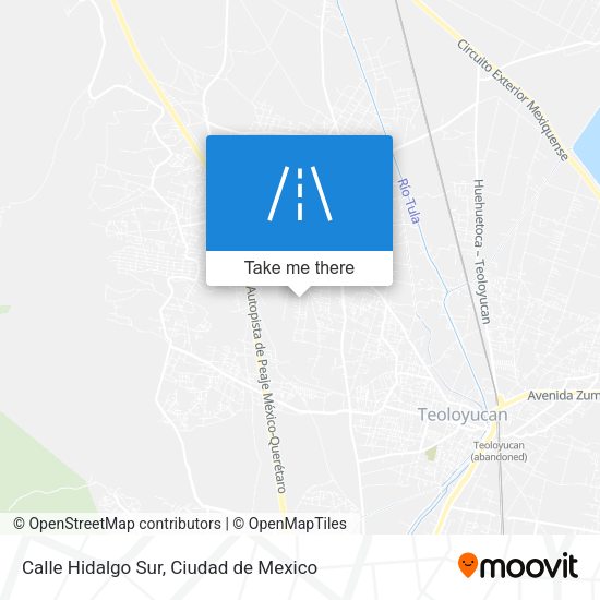 Calle Hidalgo Sur map