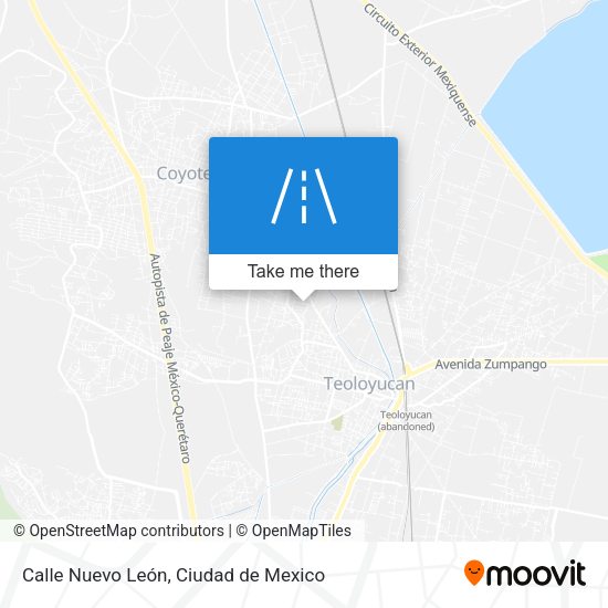 Calle Nuevo León map