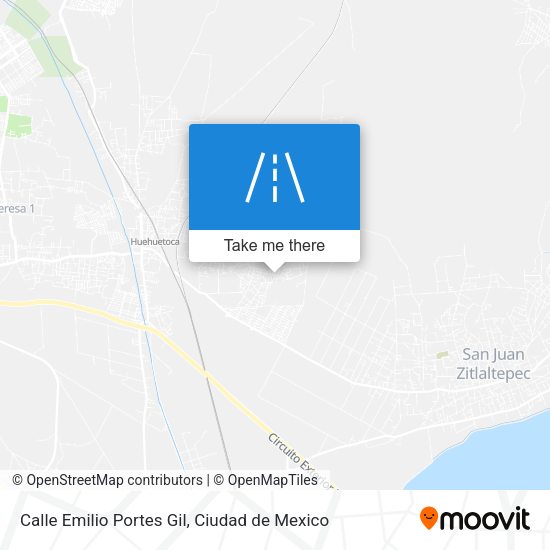 Mapa de Calle Emilio Portes Gil