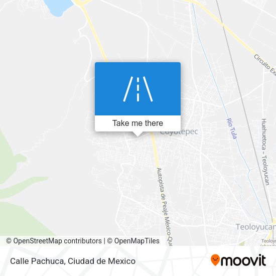 Calle Pachuca map