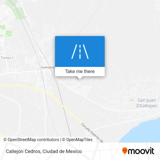 Callejón Cedros map