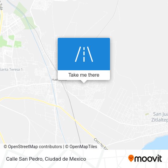 Calle San Pedro map