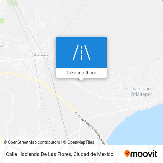 Mapa de Calle Hacienda De Las Flores