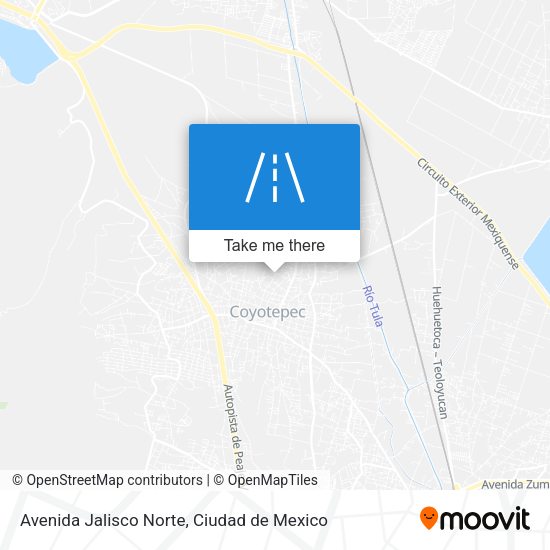Avenida Jalisco Norte map