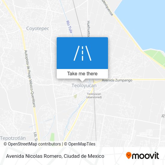 Avenida Nicolas Romero map