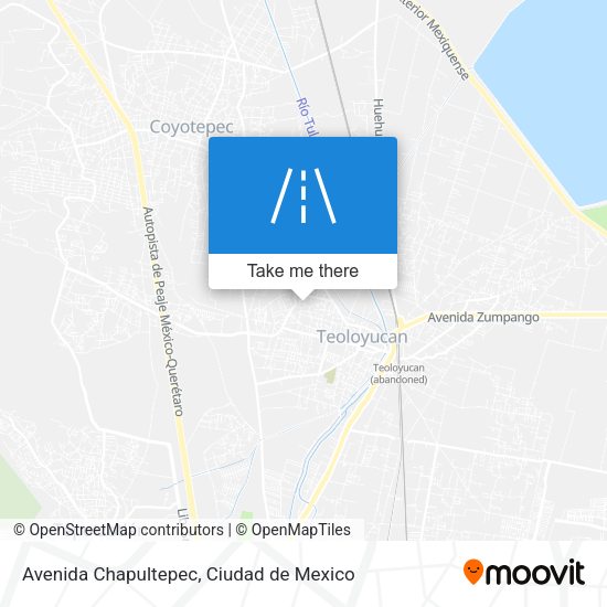Avenida Chapultepec map