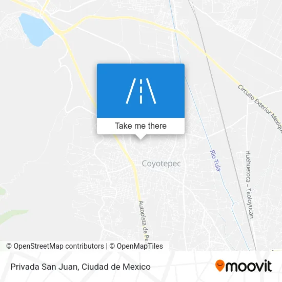 Privada San Juan map