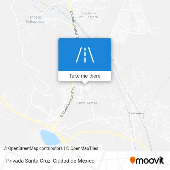 Privada Santa Cruz map