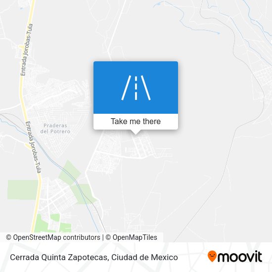 Cerrada Quinta Zapotecas map