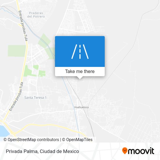 Privada Palma map