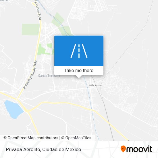 Privada Aerolito map
