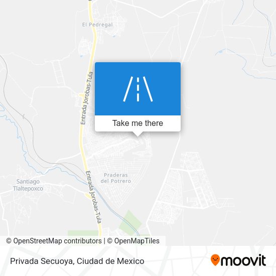 Privada Secuoya map