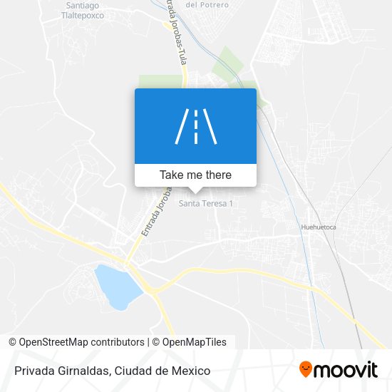 Privada Girnaldas map