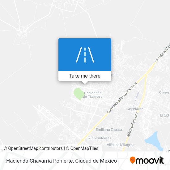 Mapa de Hacienda Chavarría Ponierte