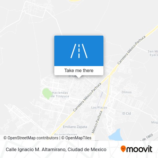 Calle Ignacio M. Altamirano map