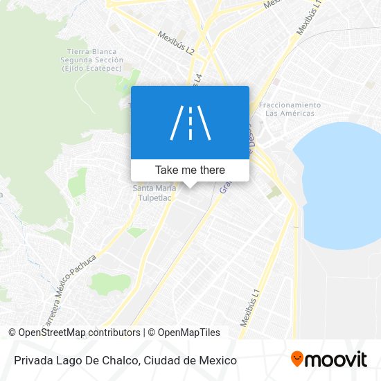 Privada Lago De Chalco map