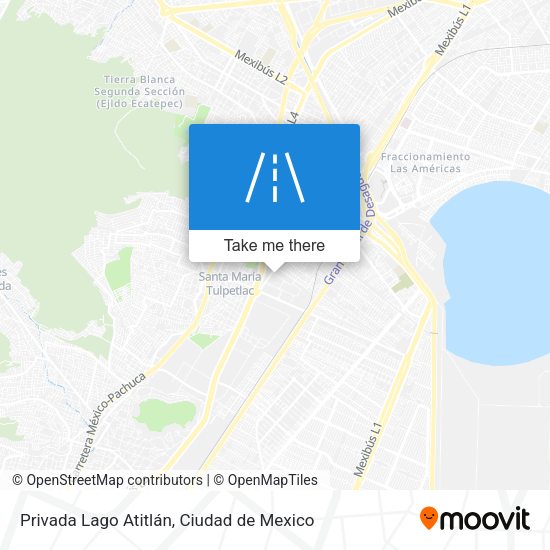 Privada Lago Atitlán map