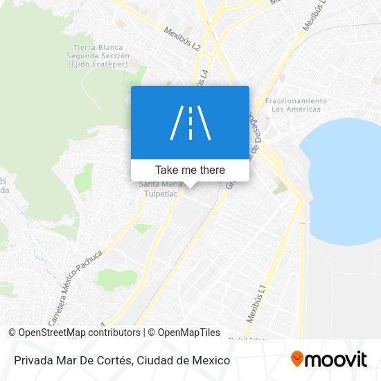 Privada Mar De Cortés map