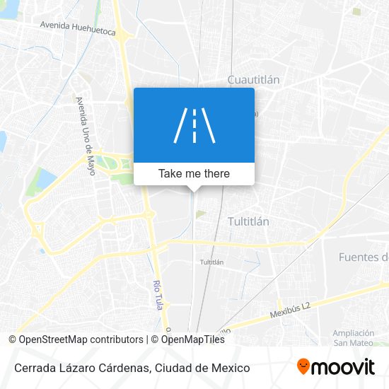 Cerrada Lázaro Cárdenas map