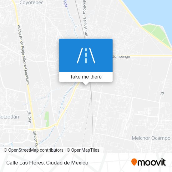 Calle Las Flores map