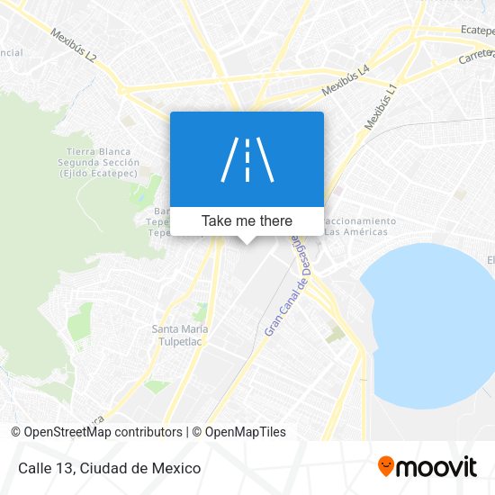 Calle 13 map