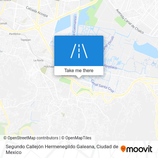 Segundo Callejón Hermenegildo Galeana map