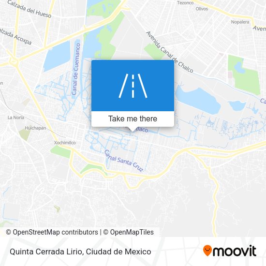 Mapa de Quinta Cerrada Lirio