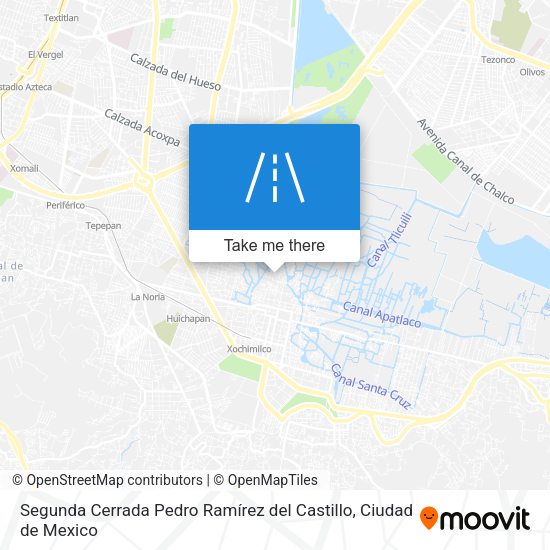 Segunda Cerrada Pedro Ramírez del Castillo map
