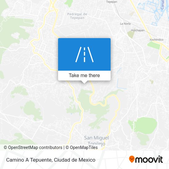 Mapa de Camino A Tepuente