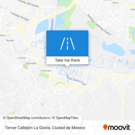 Tercer Callejón La Gloria map